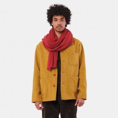 Le Laboureur French Wool Field Coat in Saffron