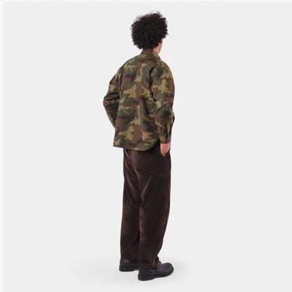 Japanese Cotton Twill Gardening Smock No. 2 in Classic Camo