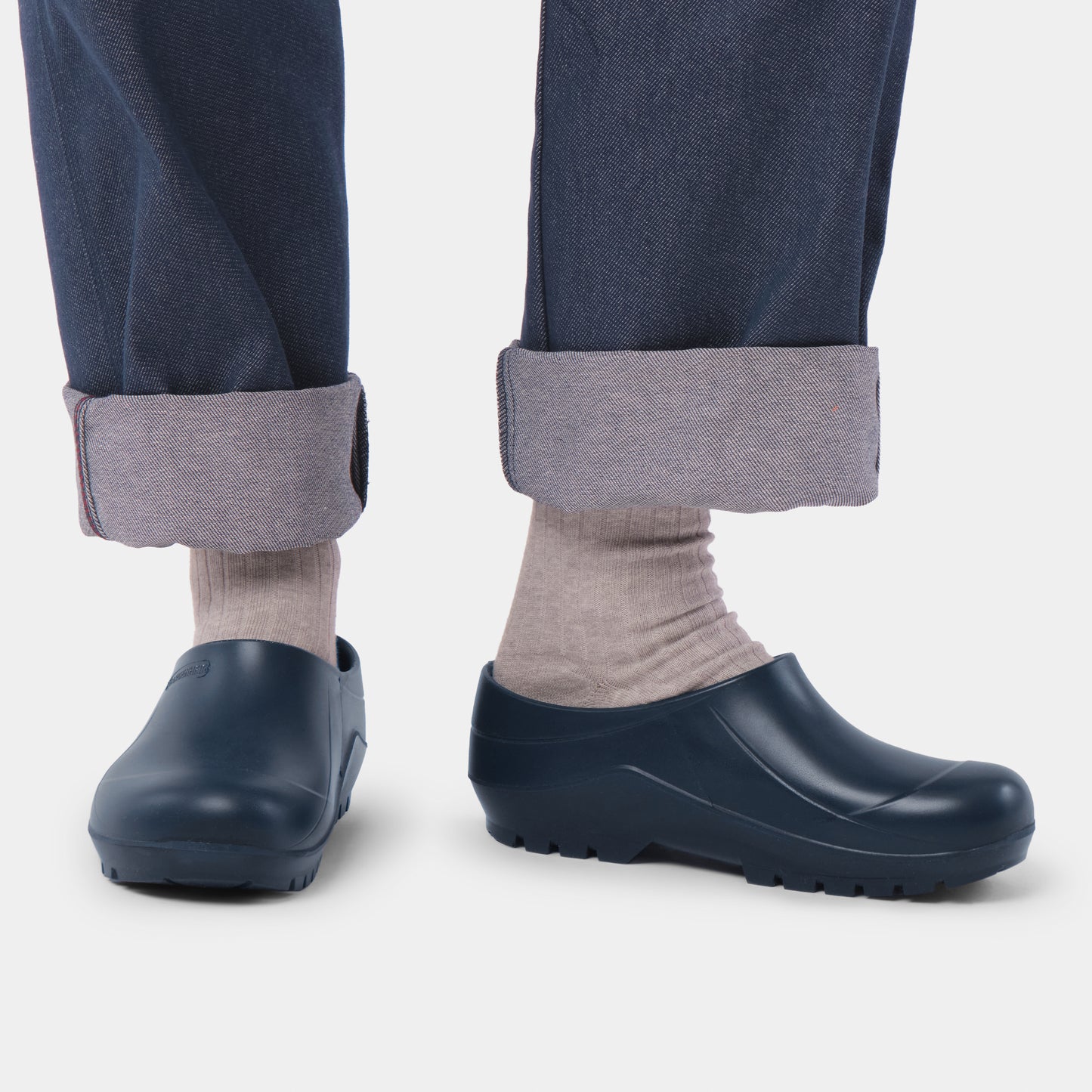 Italian Garden Clogs in Navy Blue