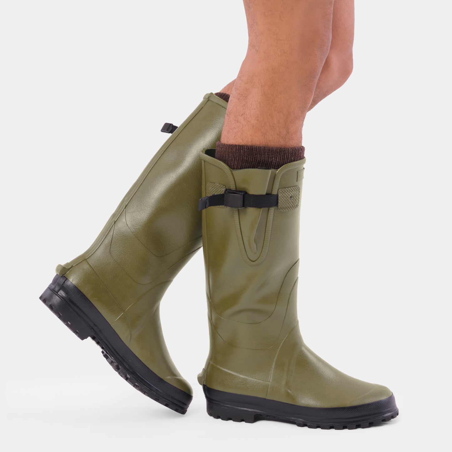 Tall Rubber Garden Boot in Scout