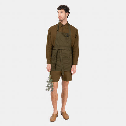 Work Apron in Olive