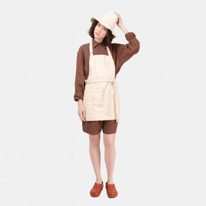 Work Apron in Natural