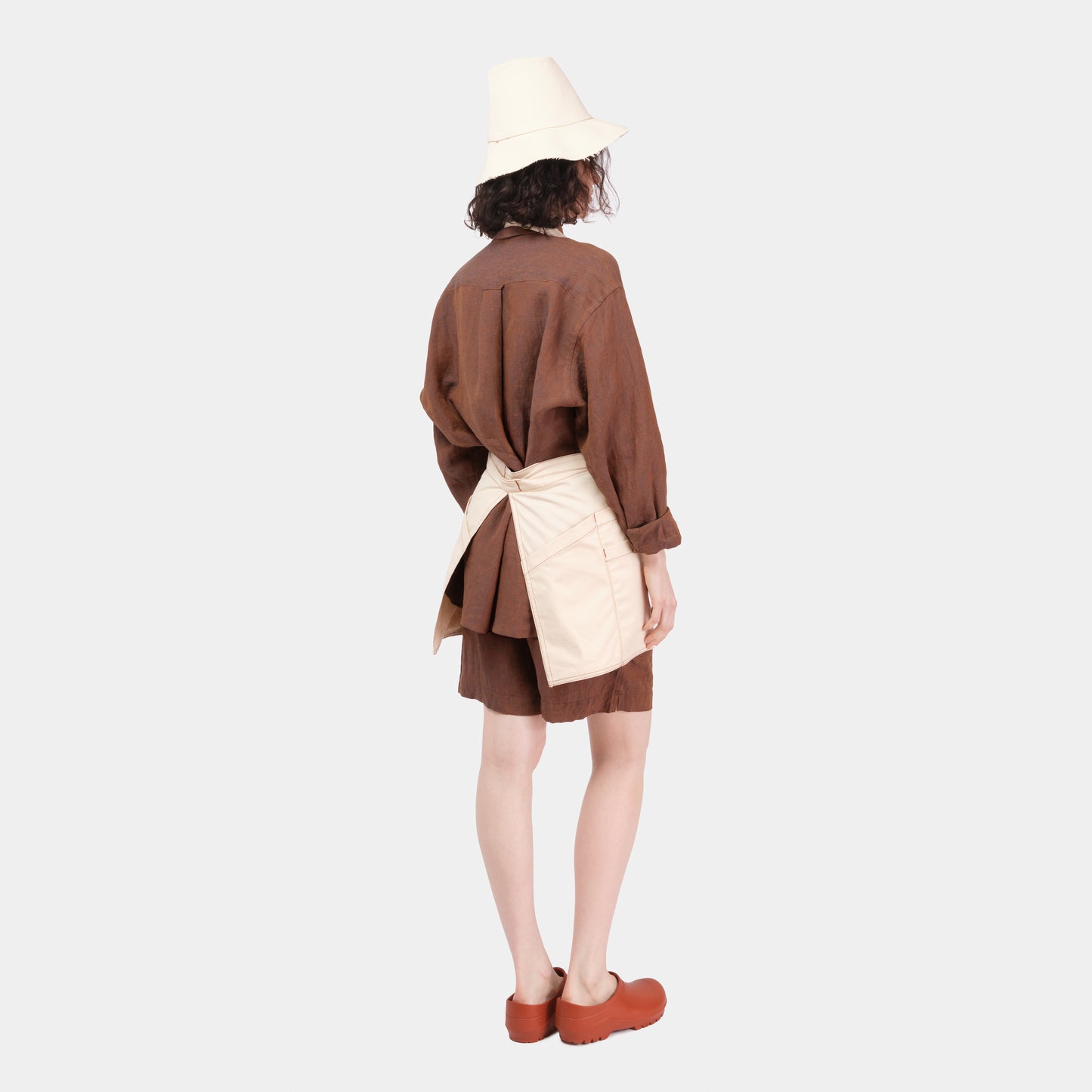 Work Apron in Natural