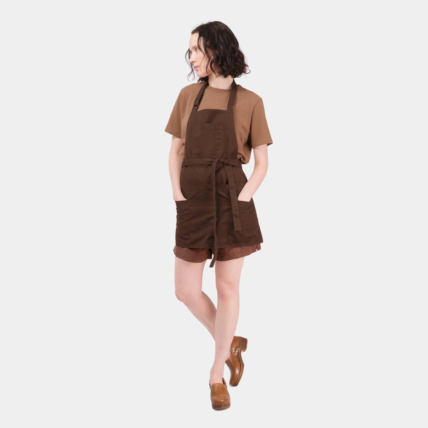 Work Apron in Brown