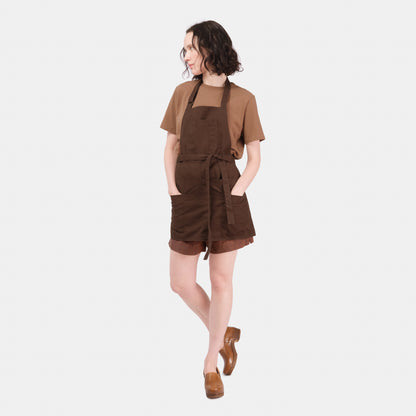 Work Apron in Brown
