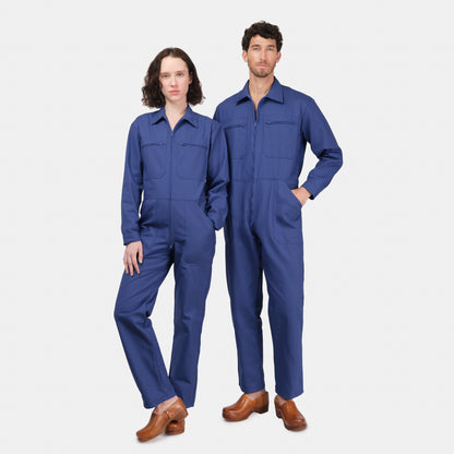 Le Laboureur French Cotton Coveralls in French Blue
