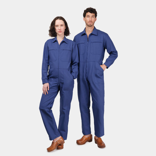 Le Laboureur French Cotton Coveralls in French Blue