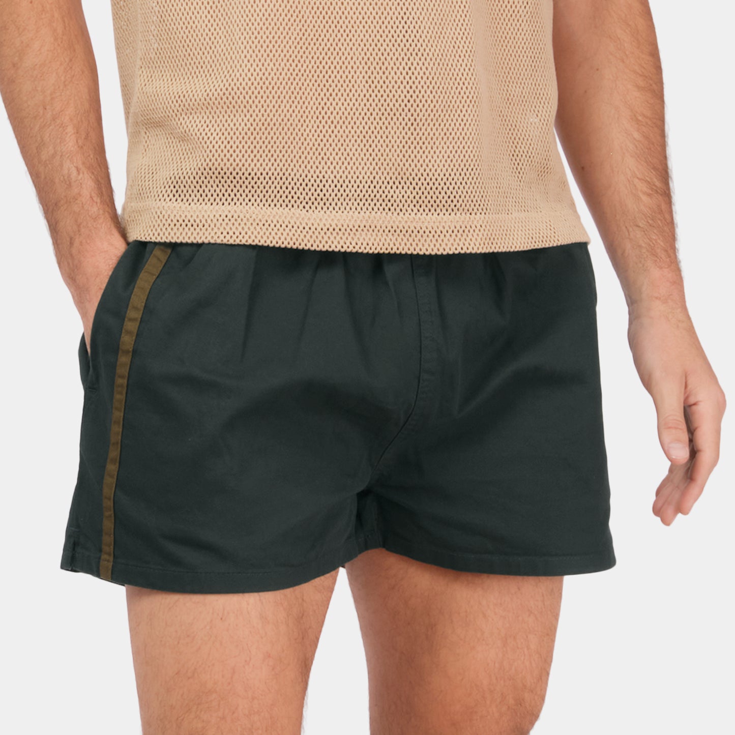 Le Laboureur French Cotton Easy Short in Lagoon