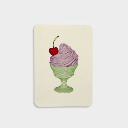 English Cream Swirls Greeting Cards - set of 6
