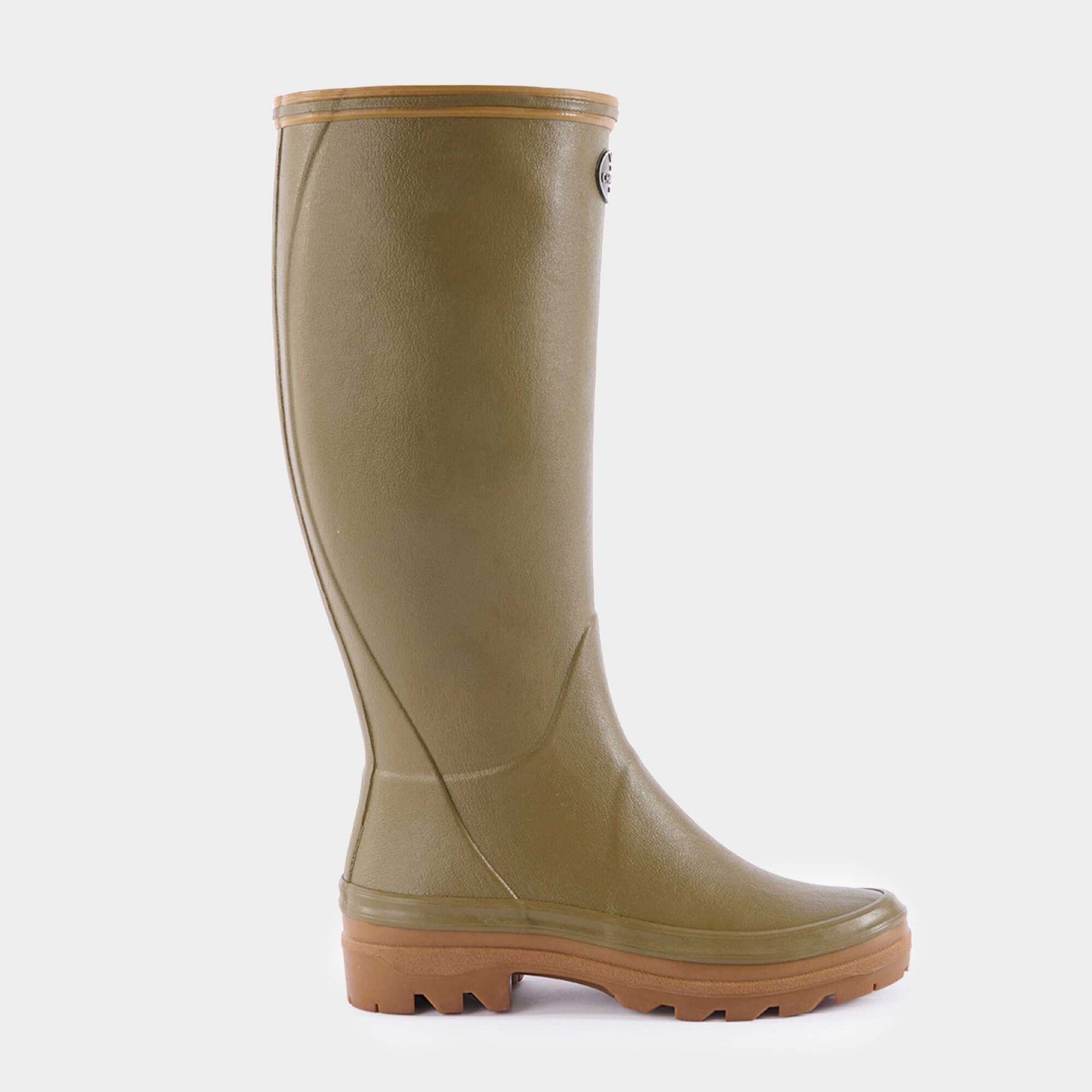 Le Chameau WOMEN'S Giverny Jersey Lined Boot in Vert Vierzon