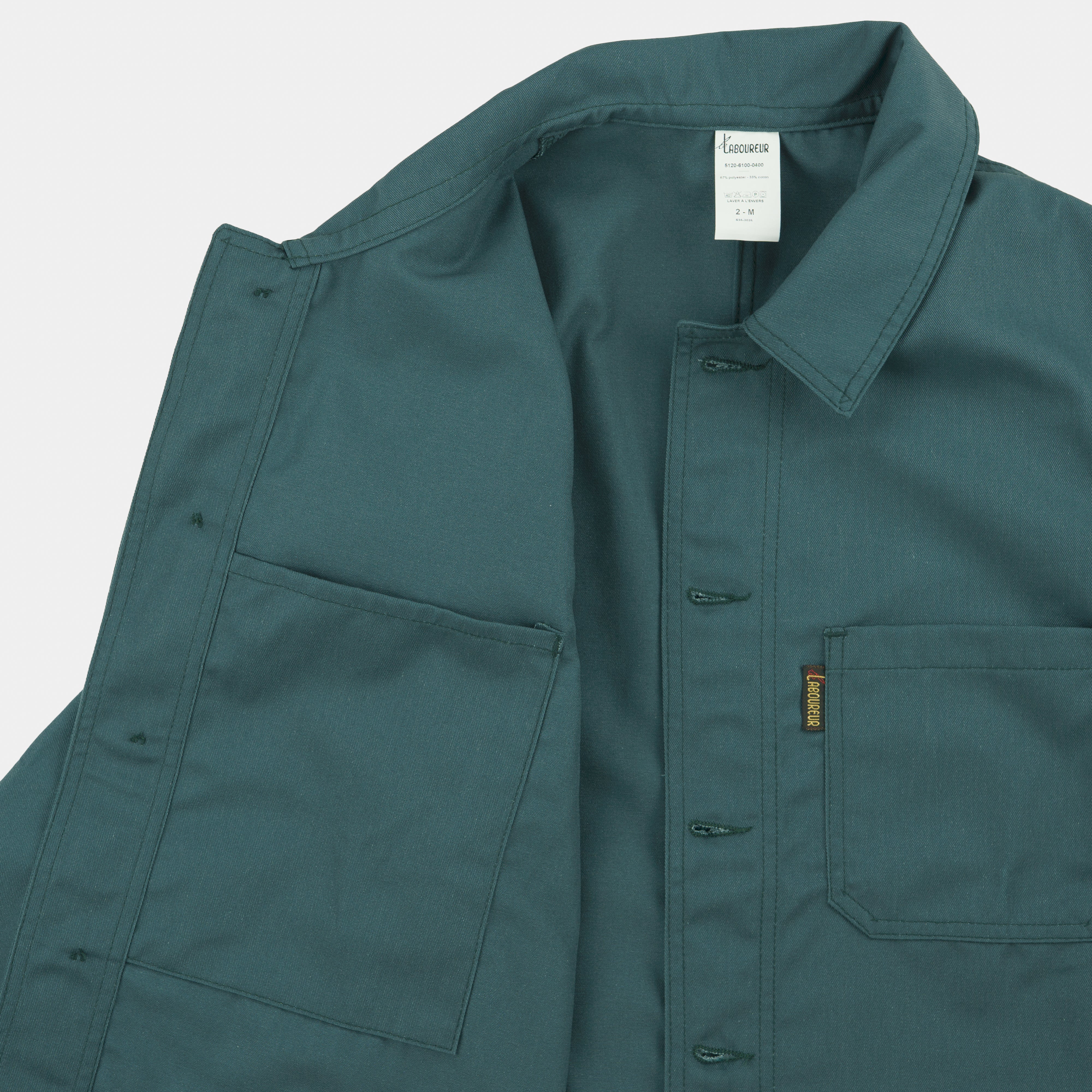 Le Laboureur Work Jacket in French Green – Gardenheir