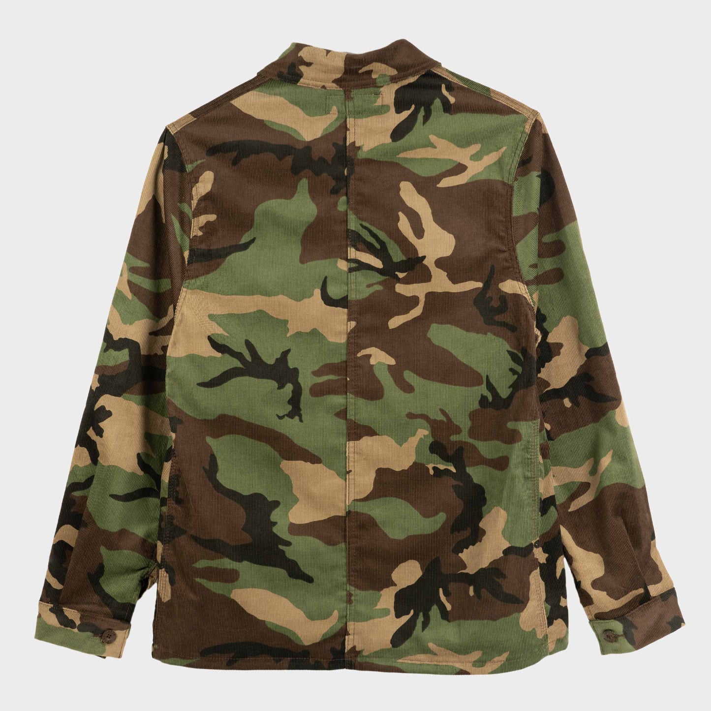 Le Laboureur X Gardenheir Fine Corduroy Work Jacket in Camouflage