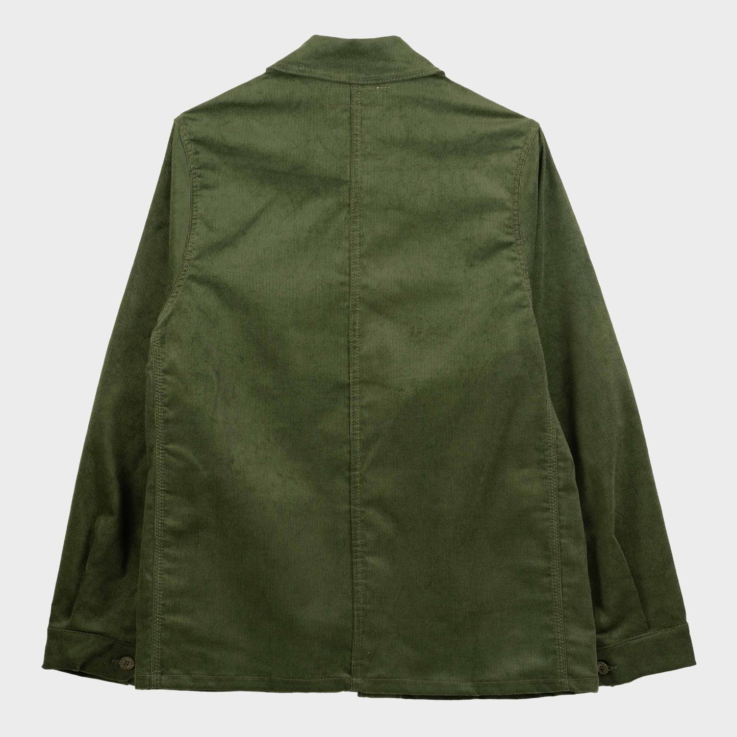 Le Laboureur X Gardenheir Fine Corduroy Work Jacket in Evergreen