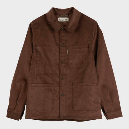 Le Laboureur X Gardenheir Fine Corduroy Work Jacket in Sable