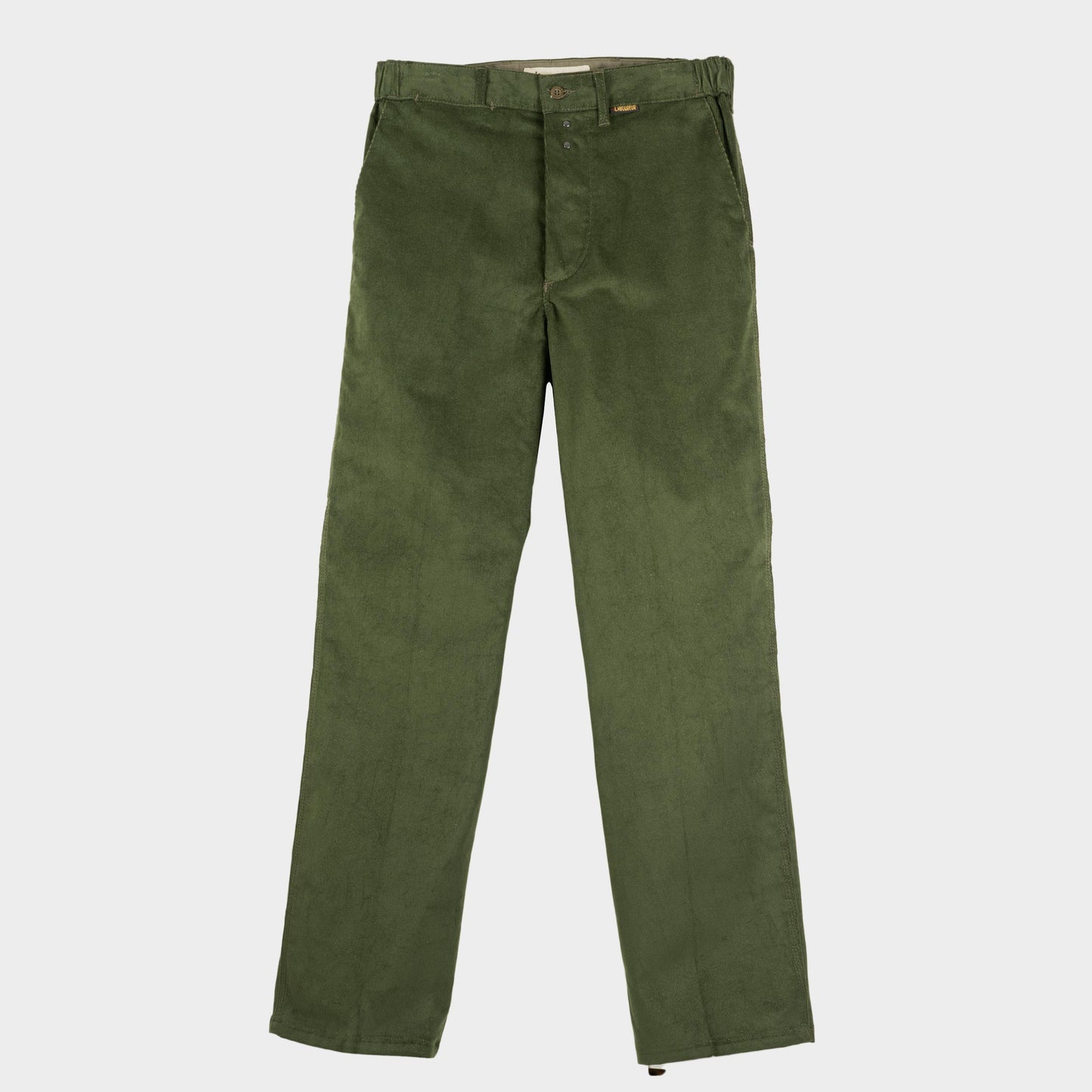 Le Laboureur X Gardenheir Fine Corduroy Work Pant in Evergreen