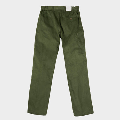 Le Laboureur X Gardenheir Fine Corduroy Work Pant in Evergreen