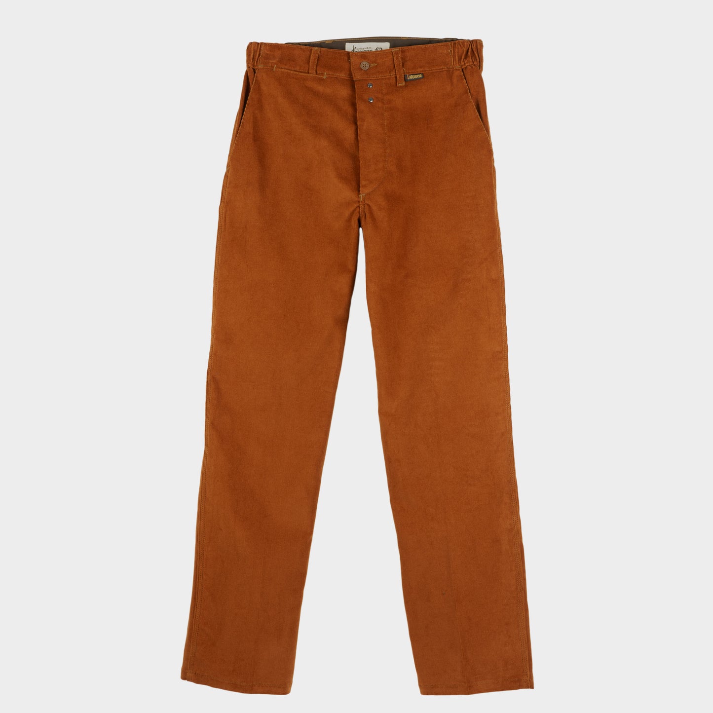 Le Laboureur X Gardenheir Fine Corduroy Work Pant in Rust