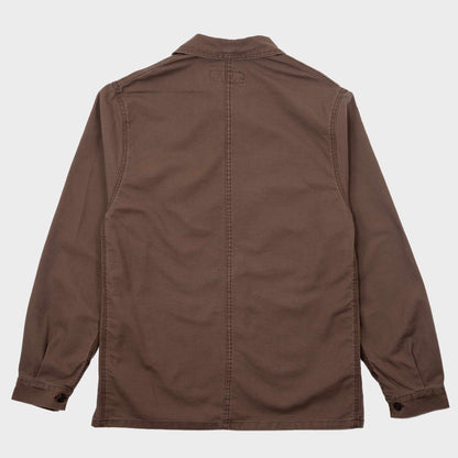 Le Laboureur x Gardenheir French Cotton Work Jacket in Stonewashed Brown