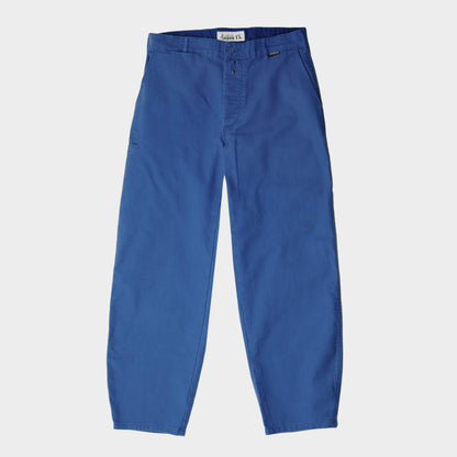 Le Laboureur x Gardenheir French Cotton Farm Pant in Stonewashed French Blue