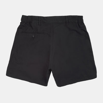 Le Laboureur x Gardenheir French Cotton Work Short in Stonewashed Black