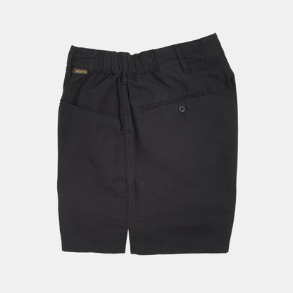 Le Laboureur x Gardenheir French Cotton Work Short in Stonewashed Black