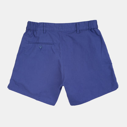 Le Laboureur x Gardenheir French Cotton Work Short in Stonewashed French Blue