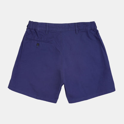 Le Laboureur x Gardenheir French Cotton Work Short in Stonewashed Navy