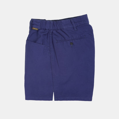 Le Laboureur x Gardenheir French Cotton Work Short in Stonewashed Navy
