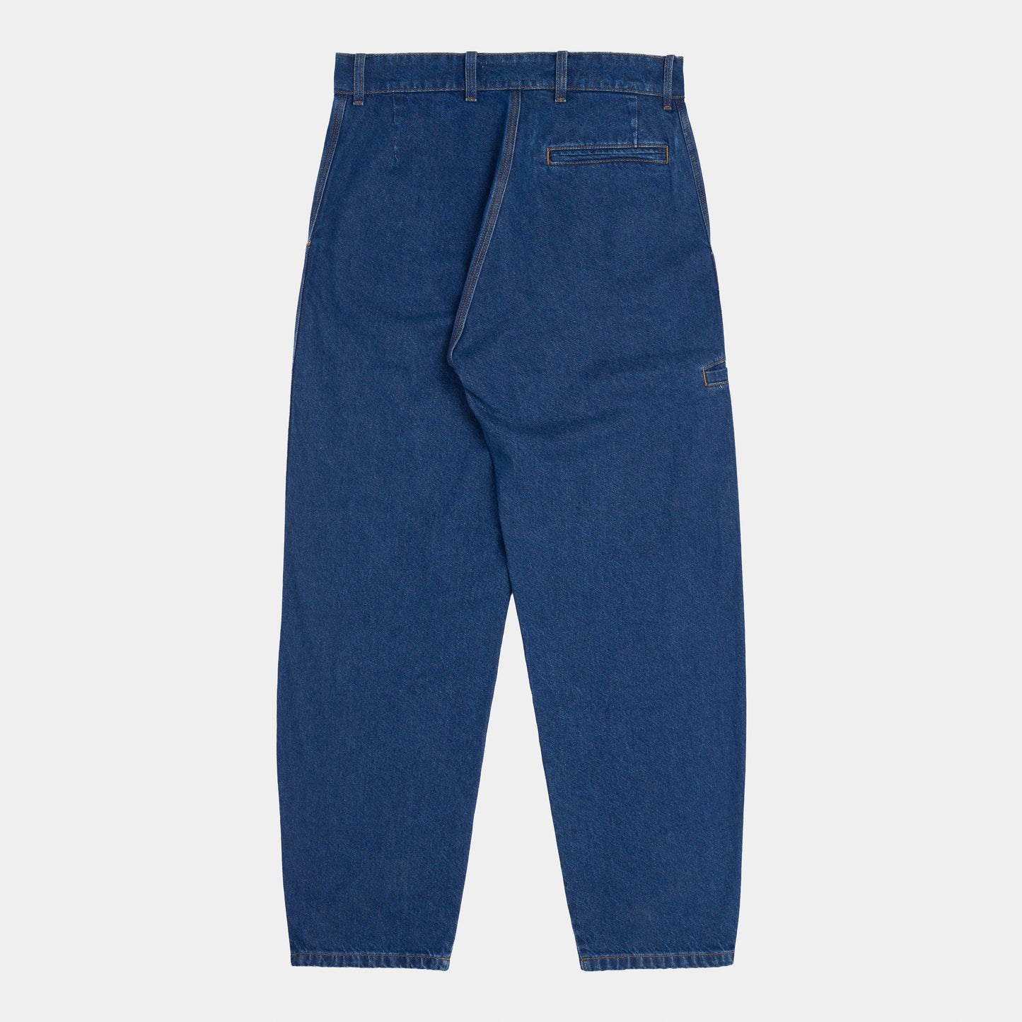 Le Laboureur x Gardenheir Stonewashed Farm Pant in Medium Denim