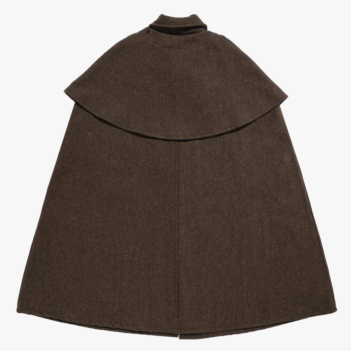 Le Laboureur French Wool Shepherd’s Cape in Walnut