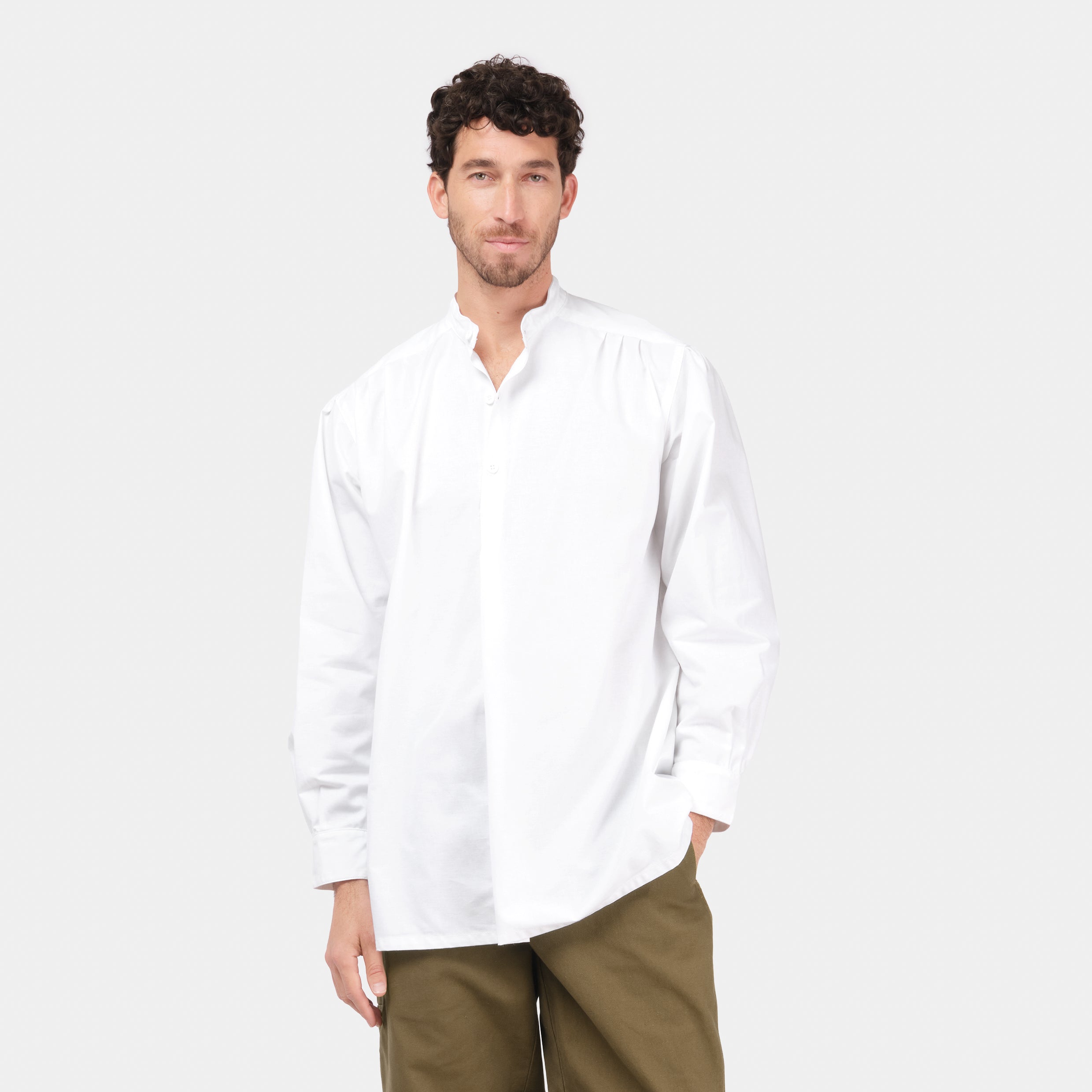 Le Laboureur Chemise Artiste in Blanche – Gardenheir