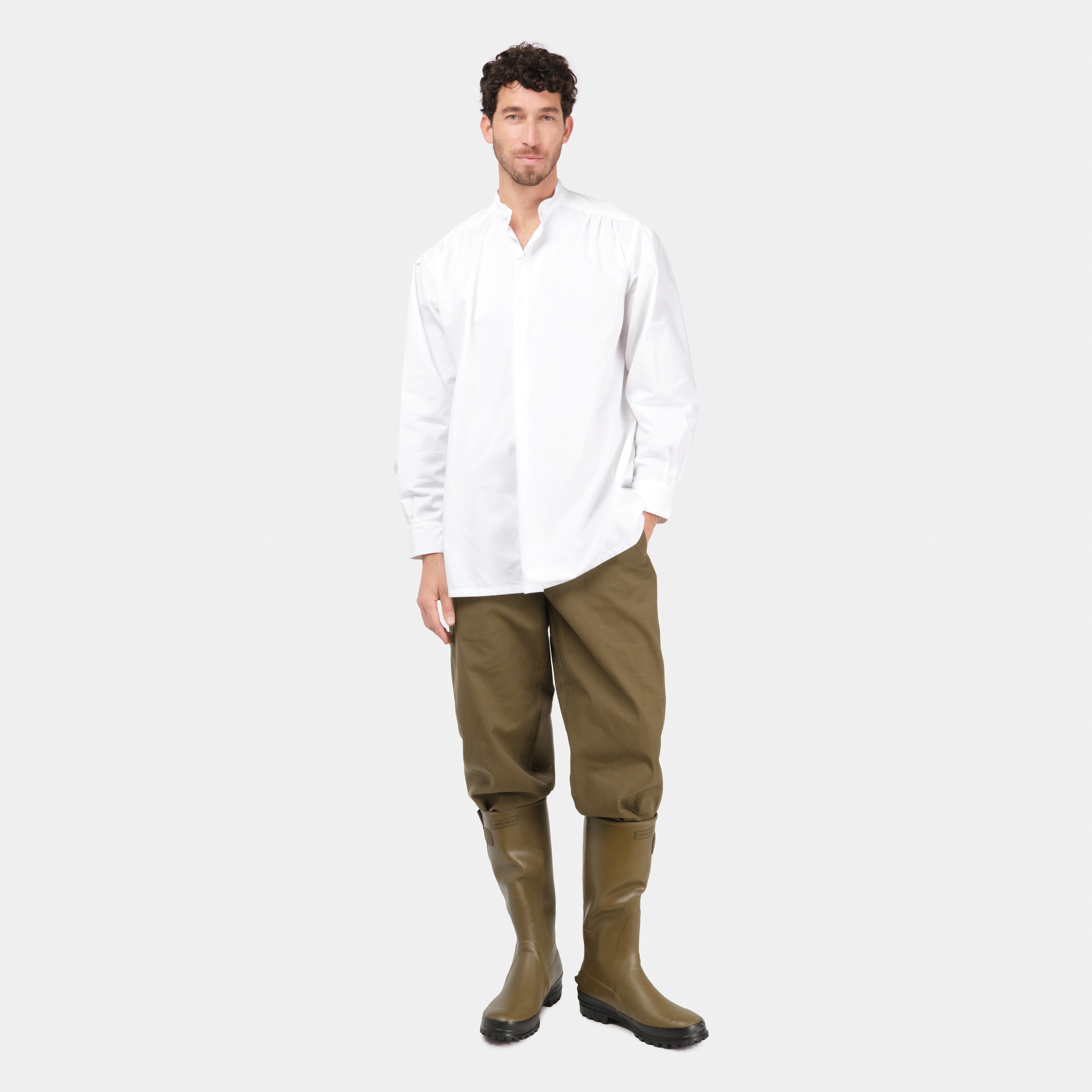 Le Laboureur Chemise Artiste in Blanche – Gardenheir