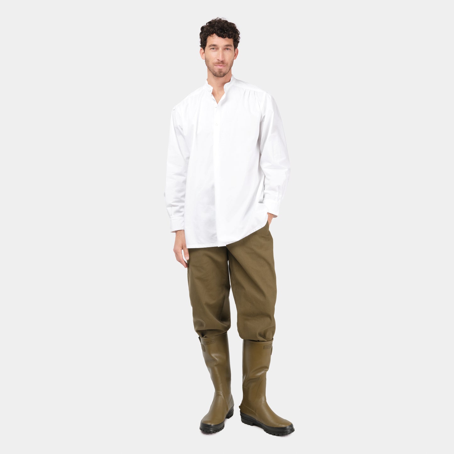 Le Laboureur Chemise Artiste in Blanche
