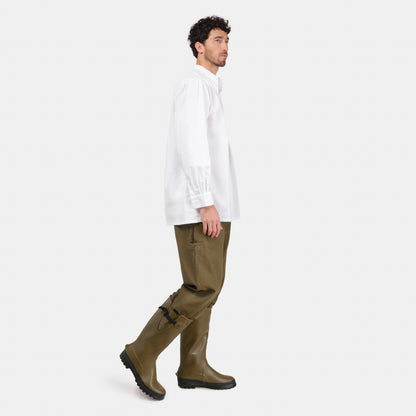 Le Laboureur Chemise Artiste in Blanche