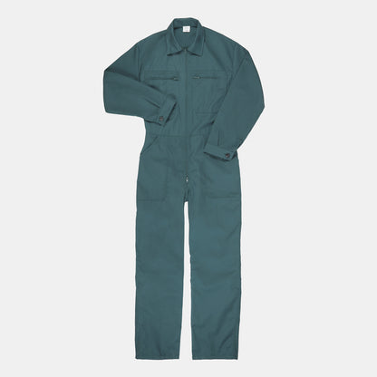 Le Laboureur French Cotton Blend Coveralls in French Green