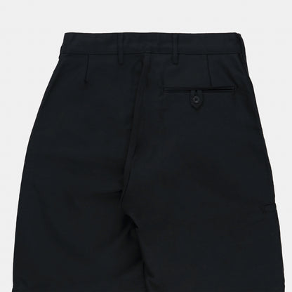 Le Laboureur French Cotton Moleskin Classic Farm Pant in Black