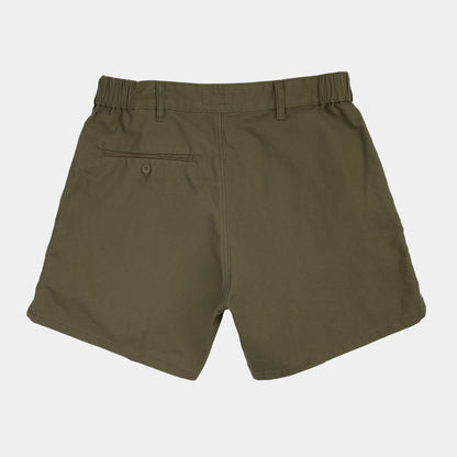 Le Laboureur x Gardenheir French Cotton Work Short in Stonewashed Olive