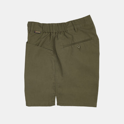 Le Laboureur x Gardenheir French Cotton Work Short in Stonewashed Olive