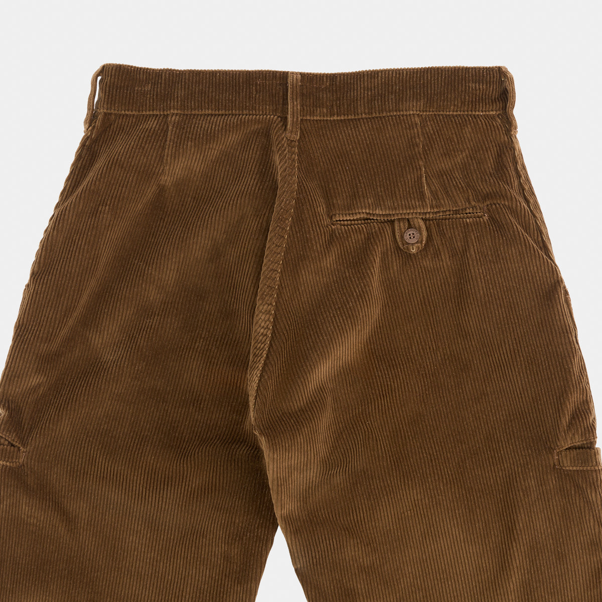 Le Laboureur x Gardenheir Stonewashed Corduroy French Farm Pant in Hazelnut