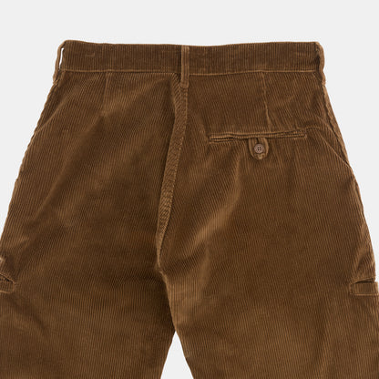 Le Laboureur x Gardenheir Stonewashed Corduroy French Farm Pant in Hazelnut