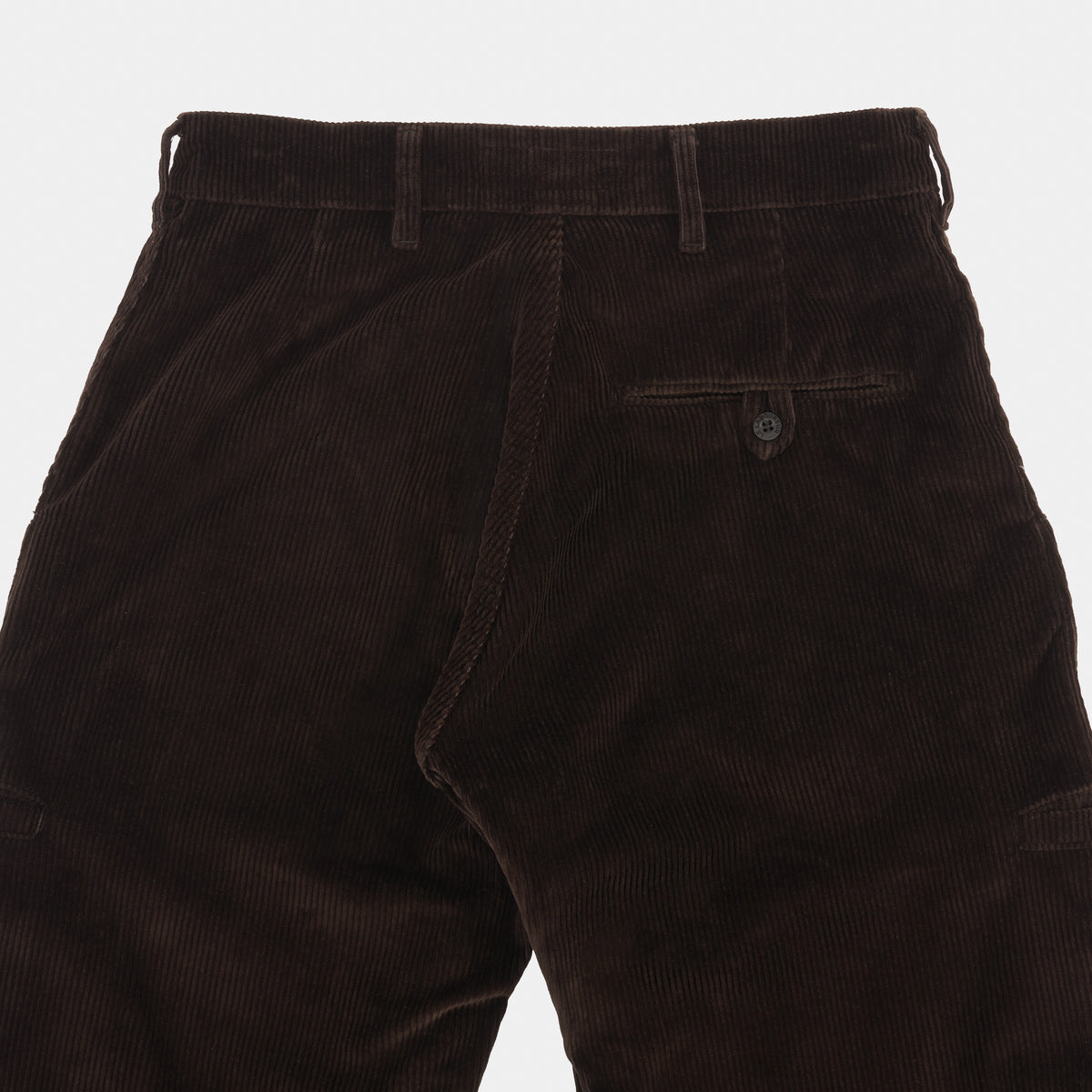 Le Laboureur x Gardenheir  Stonewashed Corduroy French Farm Pant in Walnut