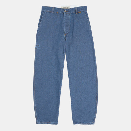 Le Laboureur x Gardenheir Stonewashed Farm Pant in Light Denim