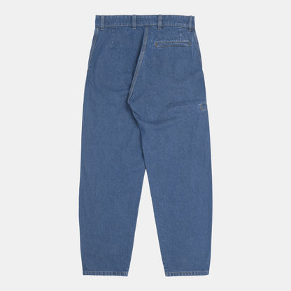 Le Laboureur x Gardenheir Stonewashed Farm Pant in Light Denim