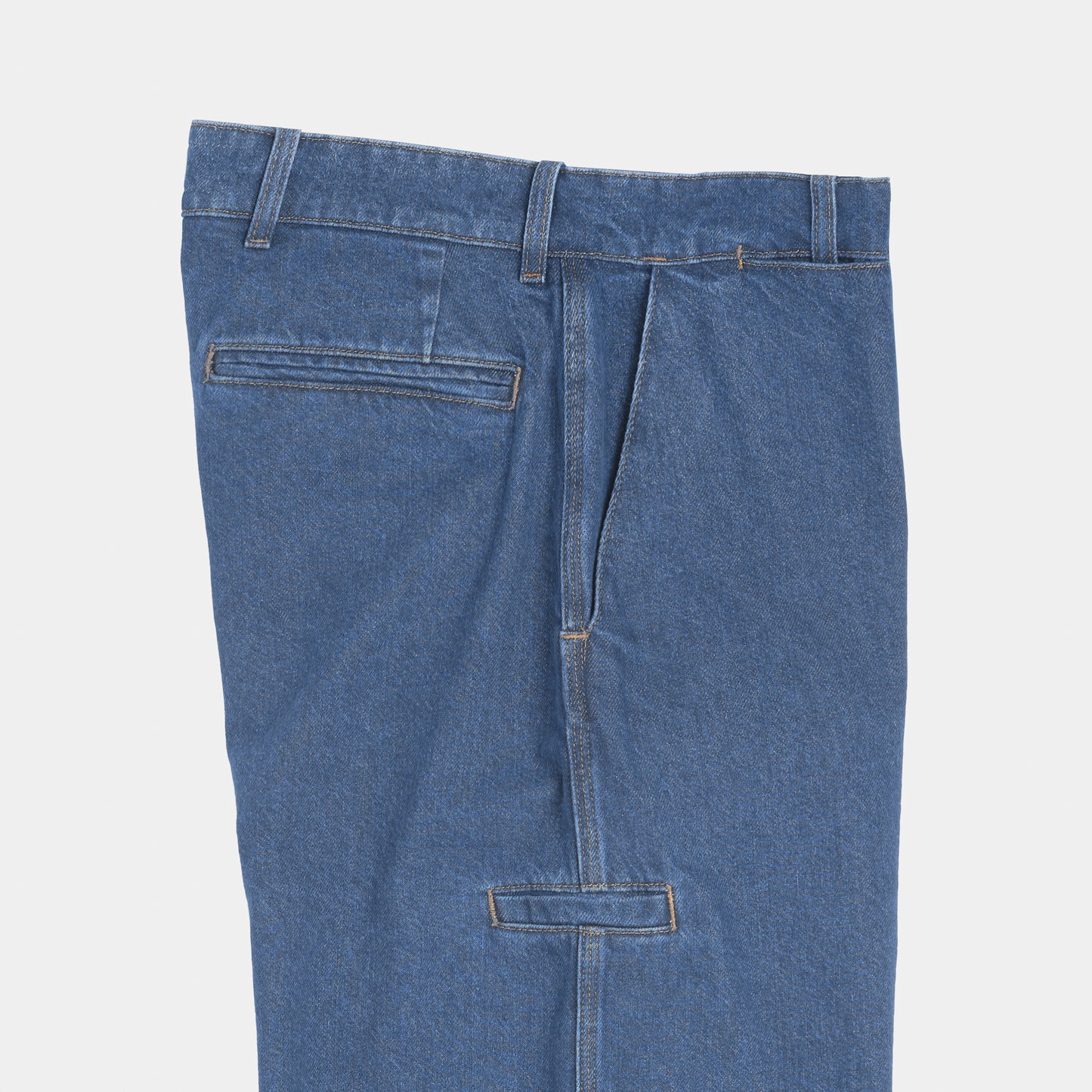 Le Laboureur x Gardenheir Stonewashed Farm Pant in Light Denim