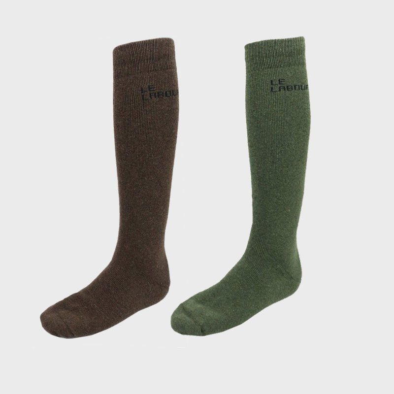 Le Laboureur Tall Wool Boot Socks