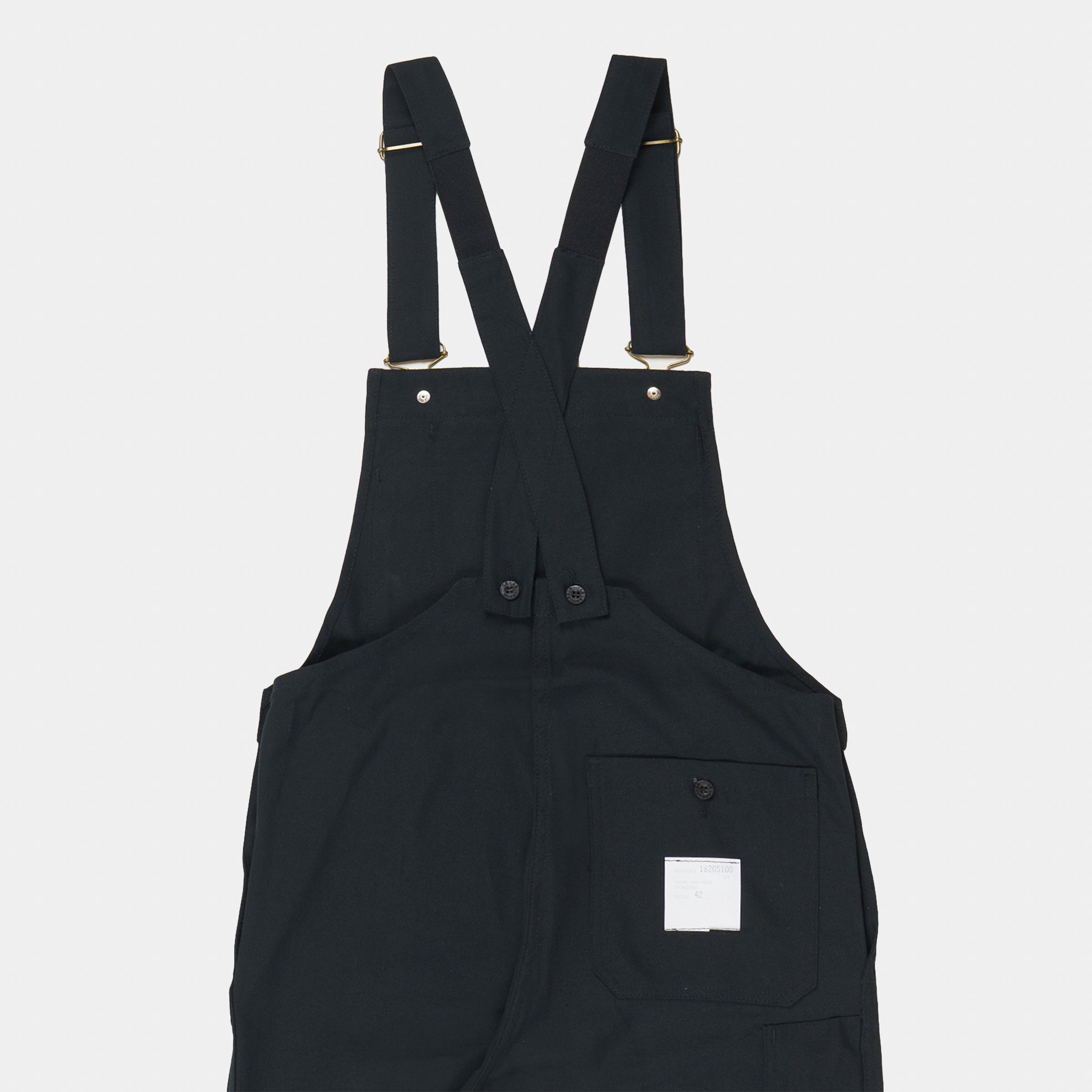 Le Laboureur for Gardenheir Black Overalls in French Denim