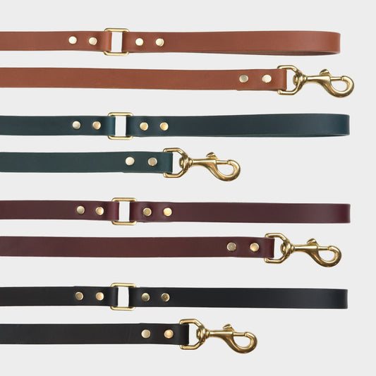 Handmade Italian Leather Dog Leash