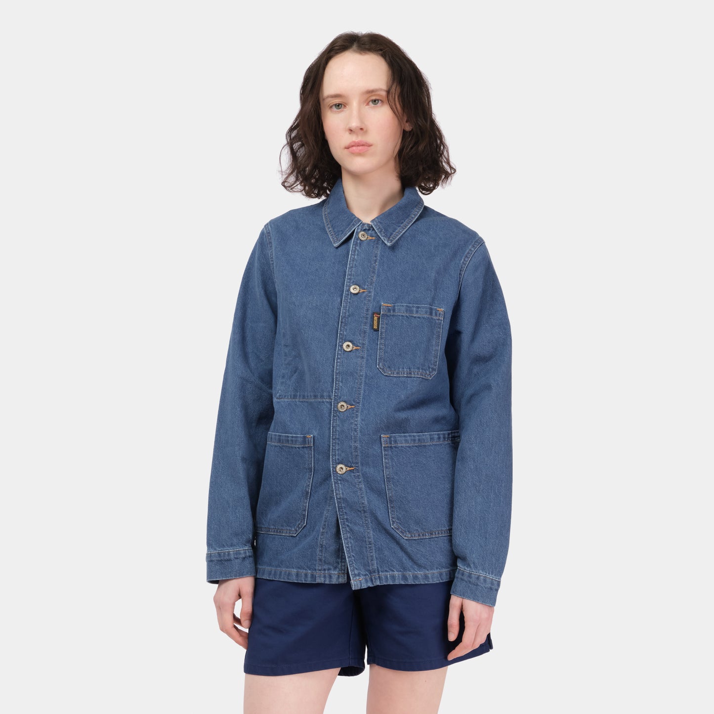Le Laboureur x Gardenheir Stonewashed Work Jacket in Light Denim
