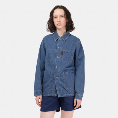 Le Laboureur x Gardenheir Stonewashed Work Jacket in Light Denim