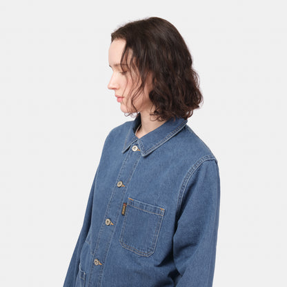 Le Laboureur x Gardenheir Stonewashed Work Jacket in Light Denim